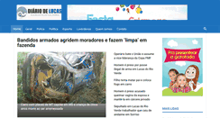 Desktop Screenshot of diariodelucas.com.br